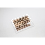 Ducky Boba keycaps Donkerbeige/lichtbeige, 132 stuks