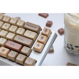 Ducky Boba keycaps Donkerbeige/lichtbeige, 132 stuks