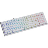 Ducky One X Wireless RGB mechanisch toetsenbord Wit, US lay-out (QWERTY), Ducky Inductive, 100%, Hot-swappable, PBT, 2.4 GHz | Bluetooth | USB-C