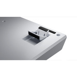 Ducky One X Wireless RGB mechanisch toetsenbord Wit, US lay-out (QWERTY), Ducky Inductive, 100%, Hot-swappable, PBT, 2.4 GHz | Bluetooth | USB-C
