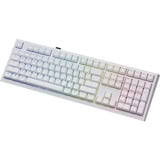 Ducky One X Wireless, toetsenbord Wit, US lay-out, Hot-swappable, PBT, 2.4 GHz | Bluetooth | USB-C