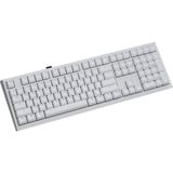 Ducky One X Wireless, toetsenbord Wit, US lay-out, Hot-swappable, PBT, 2.4 GHz | Bluetooth | USB-C