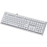 Ducky One X Wireless, toetsenbord Wit, US lay-out, Hot-swappable, PBT, 2.4 GHz | Bluetooth | USB-C