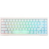 Ducky ProjectD Tinker 65 - POM Edition met QMK/VIA RGB mechanisch toetsenbord Lichtblauw, US lay-out (QWERTY), Kailh Box Cream Pro, 65%, RGB leds, Double-shot PBT, Hot-swappable POM, Gasket mount
