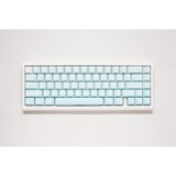 Ducky ProjectD Tinker 65 - POM Edition met QMK/VIA RGB mechanisch toetsenbord Lichtblauw, US lay-out (QWERTY), Kailh Box Cream Pro, 65%, RGB leds, Double-shot PBT, Hot-swappable POM, Gasket mount