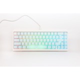 Ducky ProjectD Tinker 65 - POM Edition met QMK/VIA RGB mechanisch toetsenbord Lichtblauw, US lay-out (QWERTY), Kailh Box Cream Pro, 65%, RGB leds, Double-shot PBT, Hot-swappable POM, Gasket mount