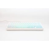 Ducky ProjectD Tinker 65 - POM Edition met QMK/VIA, toetsenbord Lichtblauw/wit, US lay-out, Kailh Box Cream Pro, RGB led, Double-shot PBT, Hot-swappable POM, Gasket mount, 65%