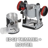 EINHELL Accu boven-/kantenfreesTP-RO 18 Set Li BL bovenfrees Rood, Incl. Accessoire set, Accu en oplader niet inbegrepen