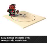 EINHELL Accu boven-/kantenfreesTP-RO 18 Set Li BL bovenfrees Rood, Incl. Accessoire set, Accu en oplader niet inbegrepen