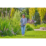 GARDENA Gazontrimmer EasyTrim 25 18V grastrimmer Grijs/turquoise, Accu en oplader niet inbegrepen