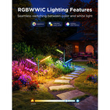 Govee Outdoor Garden Lights (2-pack) sfeerverlichting 2,4GHz-wifi + Bluetooth