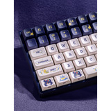 Iqunix F97 Starry Tryst RGB mechanisch gaming toetsenbord Donkerblauw, US lay-out (QWERTY), Gateron Red, 96%, RGB leds, Hot-swappable, PBT, 2.4GHz | Bluetooth 5.1 | USB-C