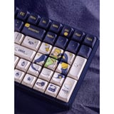 Iqunix F97 Starry Tryst RGB mechanisch gaming toetsenbord Donkerblauw, US lay-out (QWERTY), Gateron Red, 96%, RGB leds, Hot-swappable, PBT, 2.4GHz | Bluetooth 5.1 | USB-C