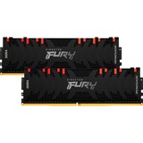 Kingston FURY 32 GB DDR4-3600 Kit werkgeheugen Zwart, KF436C16RB1AK2/32, Renegade RGB, XMP