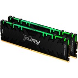 Kingston FURY 32 GB DDR4-3600 Kit werkgeheugen Zwart, KF436C16RB1AK2/32, Renegade RGB, XMP