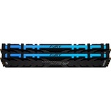 Kingston FURY 32 GB DDR4-3600 Kit werkgeheugen Zwart, KF436C16RB1AK2/32, Renegade RGB, XMP