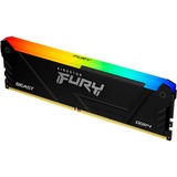 Kingston FURY Beast RGB 64 GB DDR4-3200 (2x 32 GB) werkgeheugen Zwart, KF432C16BB2AK2/64, XMP 2.0