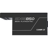 Lian Li EDGE 850 modulaire 850 watt voeding  Zwart, 1x 12V-2x6, 3x PCIe, 4x USB-header