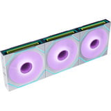 Lian Li Lian Li UNI FAN SL-INF FLEX 120 WL 3 R RGB case fans Wit, 3 stuks, 120 x 124 x 28 mm, PWM