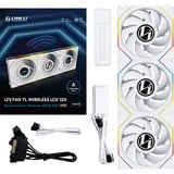 Lian Li UNI FAN TL120 LCD Wireless Triple Pack case fan Wit, 4-pin PWM + 1x 9-pin USB, Incl. controller