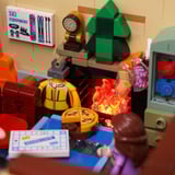 Lumibricks Retro House - Ski Lodge Constructiespeelgoed F9041