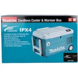 Makita Accu-Mobiele koelbox DCW180Z Blauw/wit, Accu en oplader niet inbegrepen