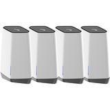 Netgear Orbi Pro WiFi 6 - AX6000 Tri-band WiFi Systeem SXK80B4 mesh router Wit, 1x Orbi Pro WiFi 6 Router (SXR80), 3x Orbi Pro WiFi 6 Satellite (SXS80)