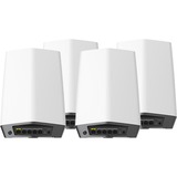Netgear Orbi Pro WiFi 6 - AX6000 Tri-band WiFi Systeem SXK80B4 mesh router Wit, 1x Orbi Pro WiFi 6 Router (SXR80), 3x Orbi Pro WiFi 6 Satellite (SXS80)