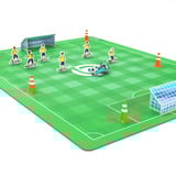Ozobot Challenge mat: Voetbal Robot 