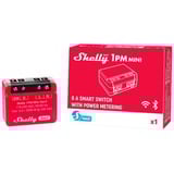 Shelly Plus 1PM Mini Gen3 relais Rood/zwart, Wifi