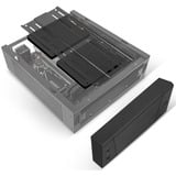SilverStone SST-ML10B HTPC behuizing Zwart | 2x USB-A