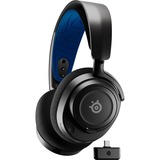 SteelSeries Arctis Nova 7P gaming headset Zwart/blauw, 2,4 GHz, Bluetooth, Pc, PlayStation 4, PlayStation 5, Nintendo Switch, Meta Quest 2