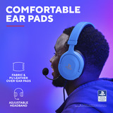 Trust GXT 498B Forta Gaming-headset over-ear gaming headset Lichtblauw, PlayStation 5, PlayStation 4