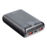 VEGER S20 Fast Charging 20000mAh Mini powerbank Zwart, PD 22,5W, QC 3.0, 2A, USB-A, USB-C, Micro-USB