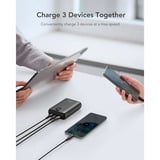 VEGER S20 Fast Charging 20000mAh Mini powerbank Zwart, PD 22,5W, QC 3.0, 2A, USB-A, USB-C, Micro-USB