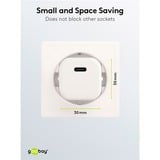 goobay Lightning/USB-C PD oplaad set Nano (20 W)  Wit, 1 meter
