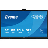 iiyama ProLite TE5513A-B3AG 54.6" 4K Ultra HD touchscreen monitor Zwart, 1x DisplayPort, 2x HDMI, 3x USB-C, 5x USB-A, 2x RJ-45, HDMI, DisplayPort, USB-C, Audio, LAN, WiFi-6E, BT 5.0, Android, Touch