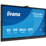 iiyama ProLite TE5513A-B3AG 54.6" 4K Ultra HD touchscreen monitor Zwart, 1x DisplayPort, 2x HDMI, 3x USB-C, 5x USB-A, 2x RJ-45, HDMI, DisplayPort, USB-C, Audio, LAN, WiFi-6E, BT 5.0, Android, Touch