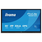 iiyama Prolite TE6513A-B2AG 64.5" 4K Ultra HD Public Display Zwart, HDMI, DisplayPort, Audio, LAN, USB, WiFi-6E, Bluetooth 5.0, Android, Touch