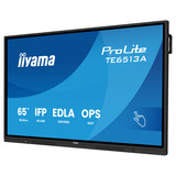 iiyama Prolite TE6513A-B2AG 64.5" 4K Ultra HD Public Display Zwart, HDMI, DisplayPort, Audio, LAN, USB, WiFi-6E, Bluetooth 5.0, Android, Touch