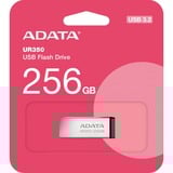 ADATA UR350 256 GB usb-stick nikkel/zwart, USB-A 3.2 Gen 1 (5 Gbit/s)