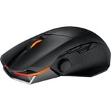 ASUS ROG Chakram X Origin gaming muis Zwart, 100 - 36,000 dpi, USB 2.0, Bluetooth, 2,4 GHz, RGB leds