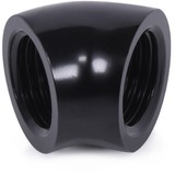 Alphacool Eiszapfen L-connector 45° G1/4 IG to G1/4 IG verbinding Zwart