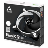 Arctic BioniX P140 case fan Zwart/wit, 4-pins PWM fan-connector