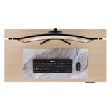Arozzi Zona XL White Marble gaming muismat Wit/grijs