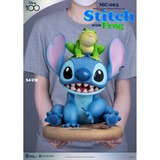 Beast Kingdom Disney: Lilo and Stitch - Master Craft Stitch with Frog Statue decoratie 