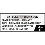 COBI Historical Collection - Battleship Bismarck Constructiespeelgoed Schaal 1:300