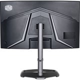 Cooler Master GM27-CQS 27" Curved gaming monitor Zwart, 170 Hz (overclocking), HDMI, DisplayPort, Audio