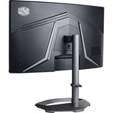 Cooler Master GM27-CQS 27" curved gaming monitor Zwart, 170 Hz (overclocking), HDMI, DisplayPort, Audio