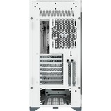 Corsair 5000D AIRFLOW Tower-behuizing Wit | 2x USB-A 3.2 (5 Gbit/s) | USB-C 3.2 (5 Gbit/s) | Audio | Window-kit